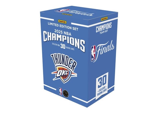 2024-25 PANINI OKLAHOMA CITY THUNDER NBA CHAMPIONS BOX SET
