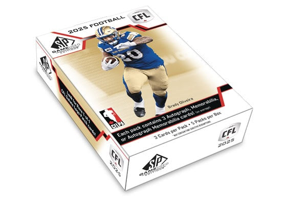 2025 UPPER DECK CFL SP GAME USED FOOTBALL HOBBY BOX