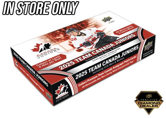 2025 UPPER DECK TEAM CANADA JUNIORS HOCKEY HOBBY BOX