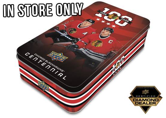 2025-26 UPPER DECK CHICAGO BLACKHAWKS CENTENNIAL HOCKEY HOBBY BOX