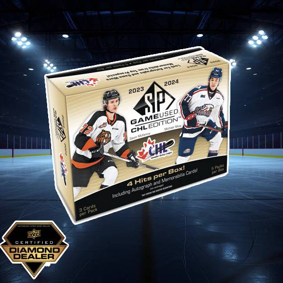 2023-24 UD CHL SP GAME USED HOBBY BOX