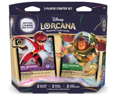 LORCANA 2 PLAYER STARTER SET ELASTIGIRL/BUZZ LIGHTYEAR