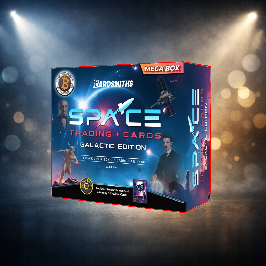 25 CARDSMITHS CURRENCY SPACE GALACTIC EDITION MEGA BOX