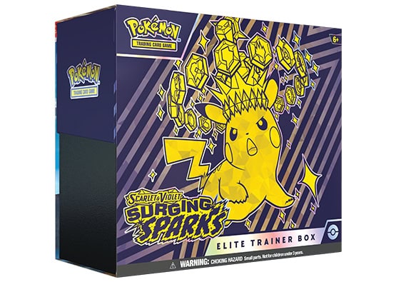 POKEMON SCARLET AND VIOLET SURGING SPARKS ELITE TRAINER BOX