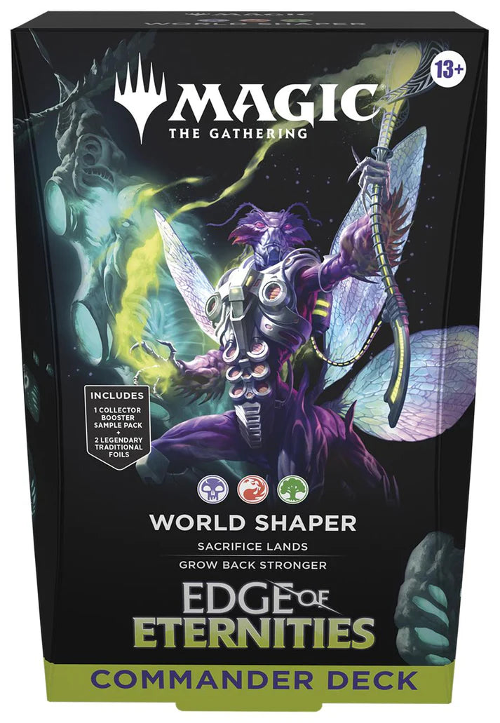 MAGIC THE GATHERING EDGE OF ETERNITIES WORLD SHAPER COMMANDER DECK