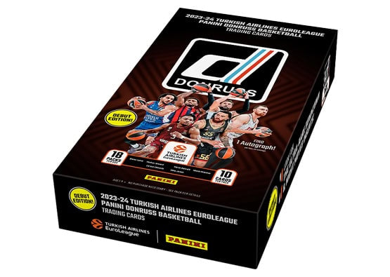 2023-24 PANINI DONRUSS TURKISH AIRLINES EUROLEAGUE BASKETBALL HOBBY BOX