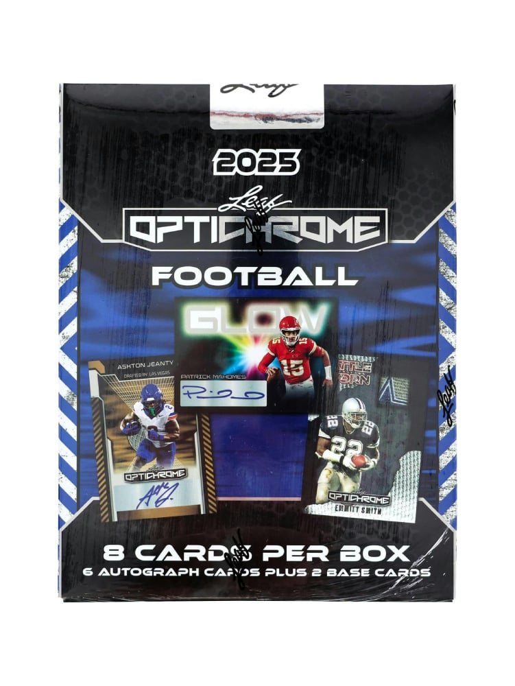 2025 LEAF OPTICHROME FOOTBALL HOBBY BOX