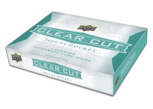 2023-24 UPPER DECK CLEAR CUT HOCKEY HOBBY BOX