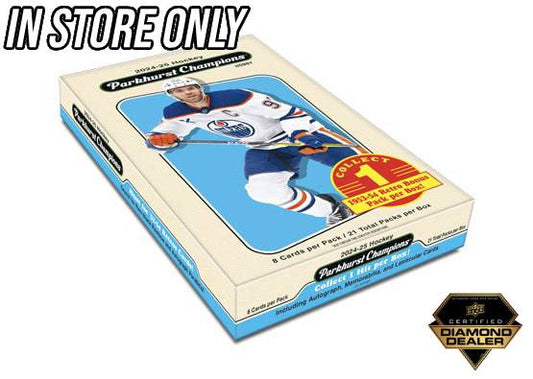 2024-25 UPPER DECK PARKHURST CHAMPIONS HOCKEY HOBBY BOX