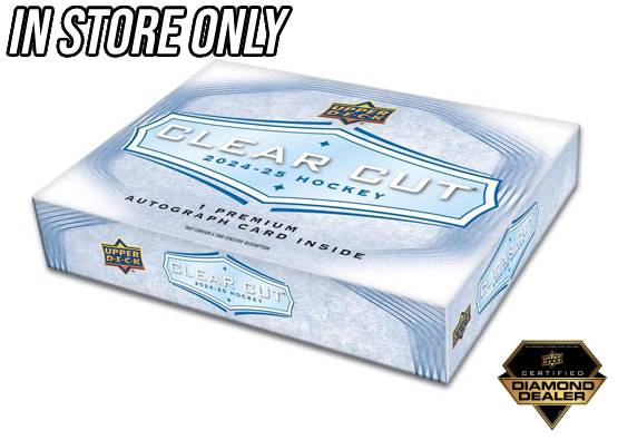 2024-25 UPPER DECK CLEAR CUT HOCKEY HOBBY BOX