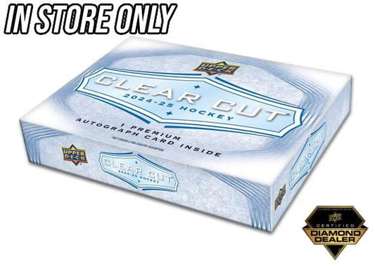 2024-25 UPPER DECK CLEAR CUT HOCKEY HOBBY BOX