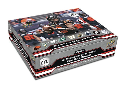 2024 UPPER DECK CFL FOOTBALL HOBBY BOX
