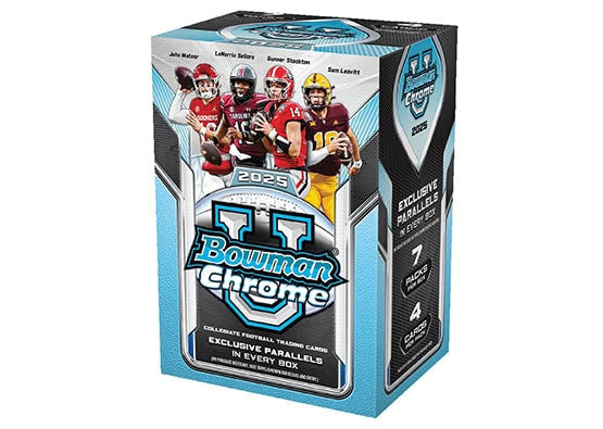 2025 BOWMAN CHROME UNIVERSITY FOOTBALL VALUE BOX