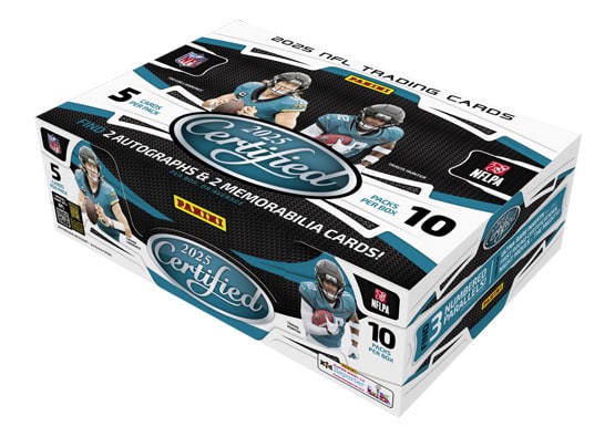 2025 PANINI CERTIFIED FOOTBALL HOBBY BOX