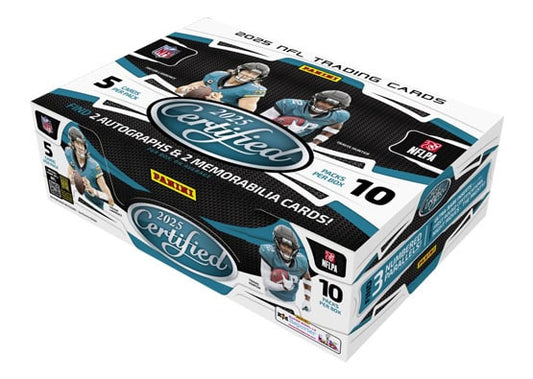 2025 PANINI CERTIFIED FOOTBALL HOBBY BOX