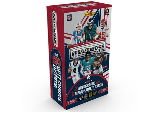 2025 PANINI ROOKIES AND STARS FOOTBALL HOBBY BOX