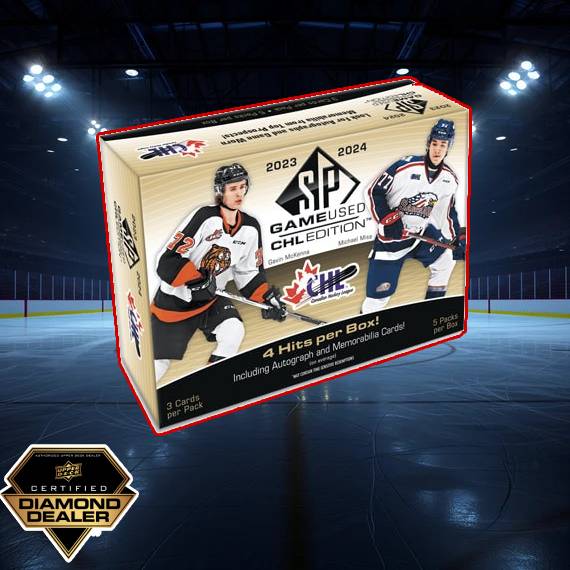 2023-24 UD CHL SP GAME USED HOBBY BOX