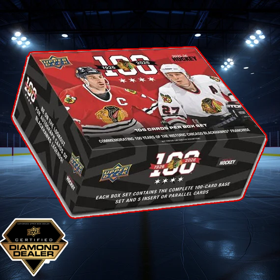 2025-26 UD CHICAGO BLACKHAWKS CENTENNIAL BOX SET