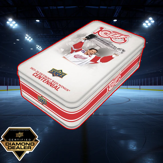 2025-26 UD DETROIT RED WINGS CENTENNIAL HOBBY BOX
