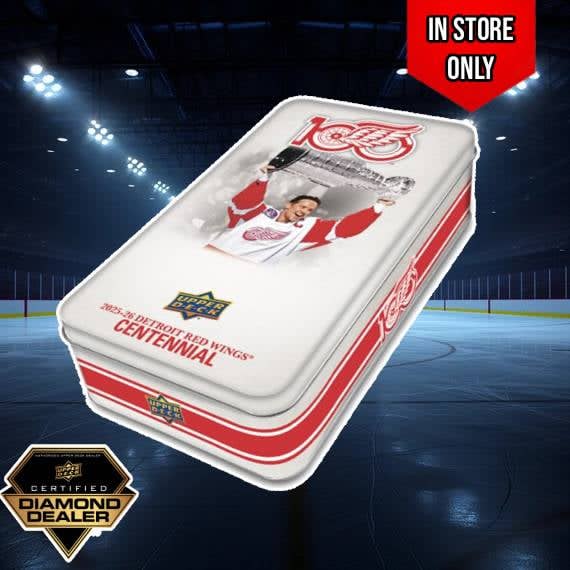 2025-26 UD DETROIT RED WINGS CENTENNIAL HOBBY BOX