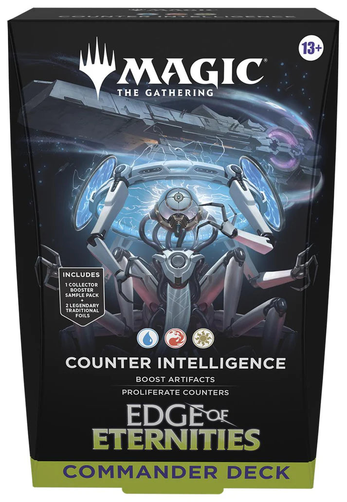 MAGIC THE GATHERING EDGE OF ETERNITIES COUNTER INTELLIGENCE COMMANDER DECK