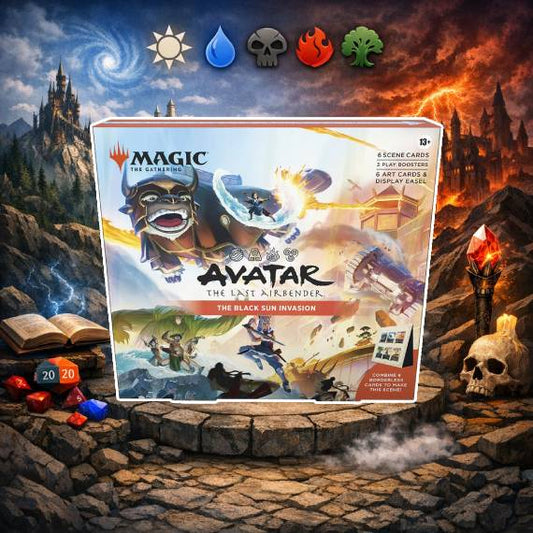 MAGIC THE GATHERING AVATAR LAST AIRBENDER THE BLACK SUN INVASION SCENE BOX