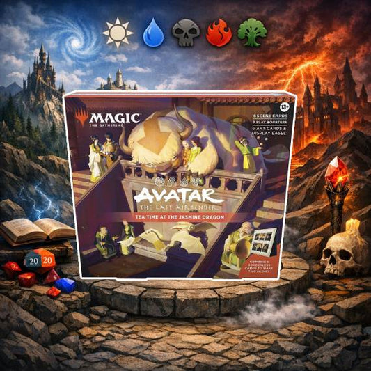 MAGIC THE GATHERING AVATAR LAST AIRBENDER TEA TIME AT THE JASMINE DRAGON SCENE BOX