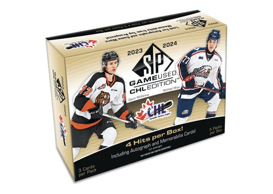 2023-24 UPPER DECK CHL SP GAME USED HOCKEY HOBBY BOX
