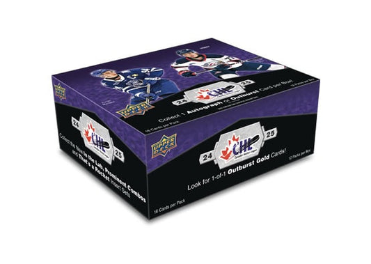 2024-25 UPPER DECK CHL HOCKEY HOBBY BOX