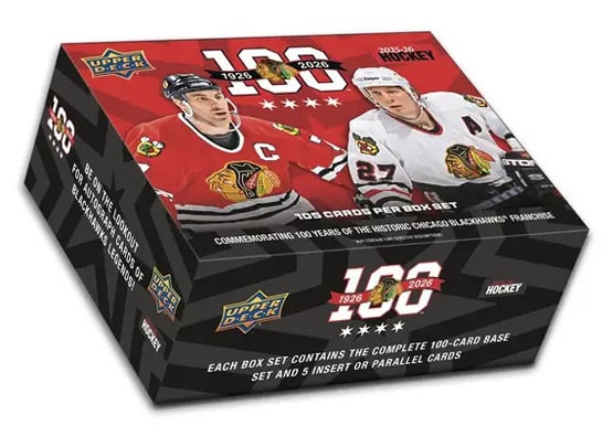 2025-26 UPPER DECK CHICAGO BLACKHAWKS CENTENNIAL BOX SET