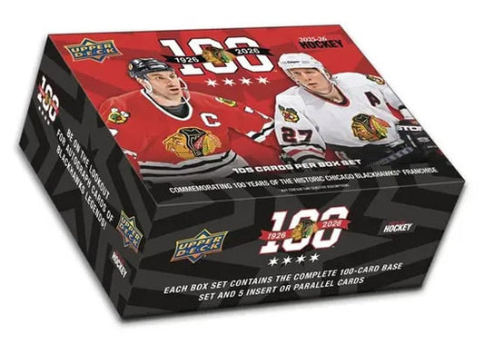 2025-26 UPPER DECK CHICAGO BLACKHAWKS CENTENNIAL BOX SET