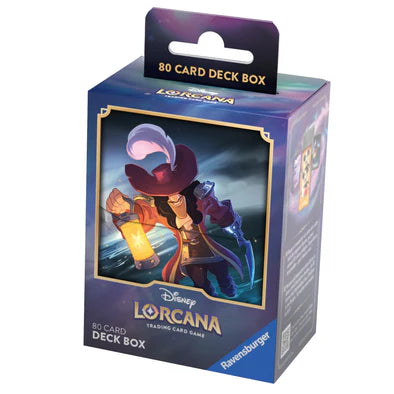 DISNEY LORCANA CAPTAIN HOOK DECK BOX