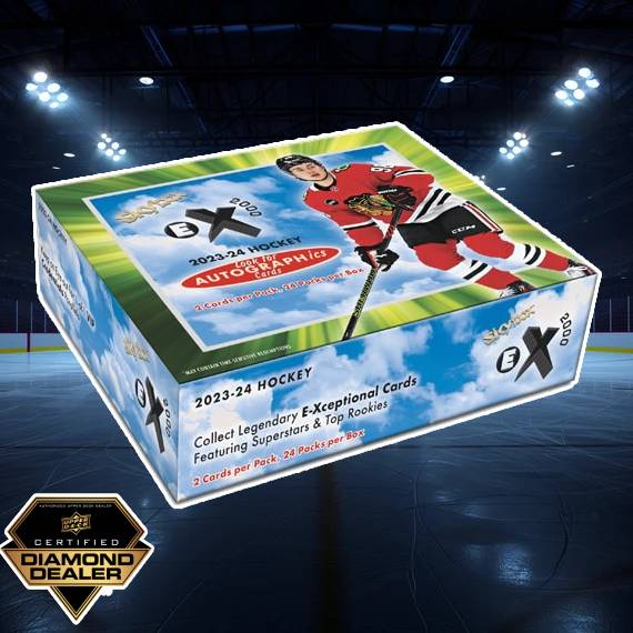 2023-24 UD E-X 2000 HOCKEY HOBBY BOX