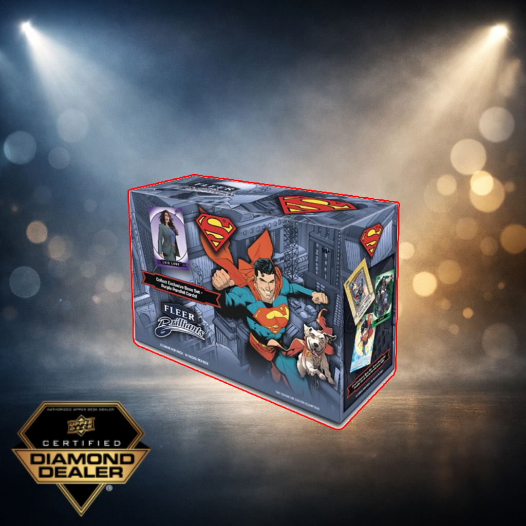 2025 UD FLEER BRILLIANTS SUPERMAN MEGA BOX