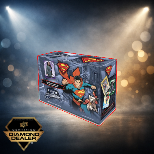 2025 UD FLEER BRILLIANTS SUPERMAN MEGA BOX