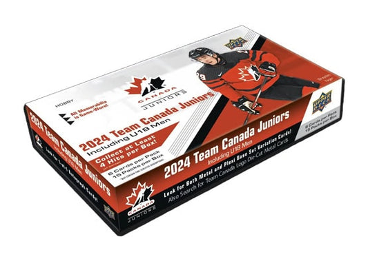 2024 UPPER DECK TEAM CANADA JUNIORS HOCKEY HOBBY BOX