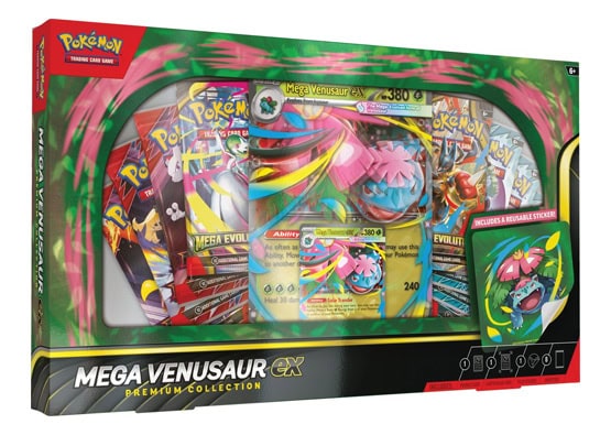 POKEMON MEGA VENUSAUR EX PREMIUM COLLECTION BOX