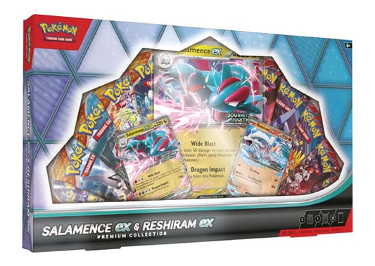 POKEMON SALAMENCE EX & RESHIRAM EX PREMIUM COLLECTION BOX