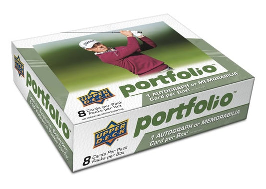2024 UPPER DECK PORTFOLIO GOLF HOBBY BOX