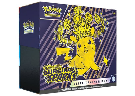 POKEMON SCARLET AND VIOLET SURGING SPARKS ELITE TRAINER BOX