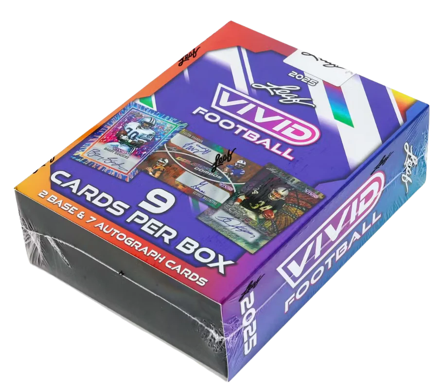 2025 LEAF VIVID FOOTBALL HOBBY BOX