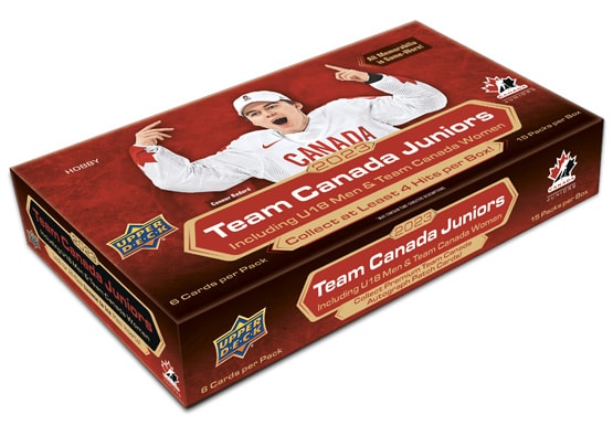 2023 UPPER DECK TEAM CANADA JUNIORS HOCKEY HOBBY BOX
