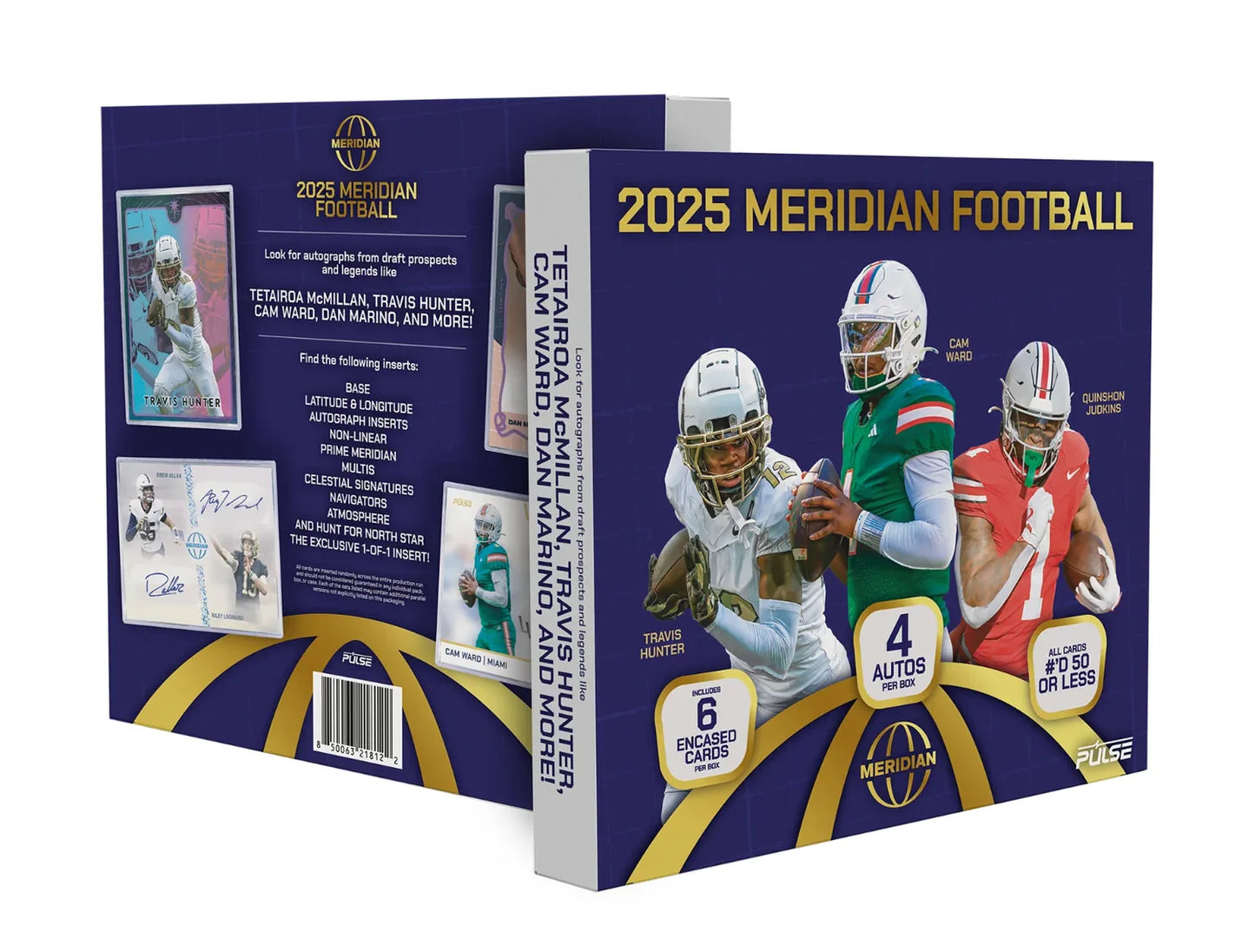 2025 PULSE MERIDIAN FOOTBALL HOBBY BOX